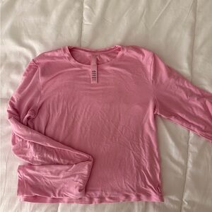 SKIMS Women's Pink Long Sleeve Tee